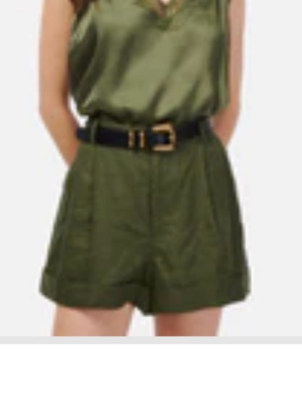 Cami NYC Ravi Linen Shorts in Sencha